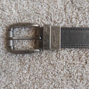Dickies Boys Black Brown Reversible Belt with Metal Buckle
